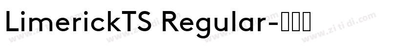 LimerickTS Regular字体转换